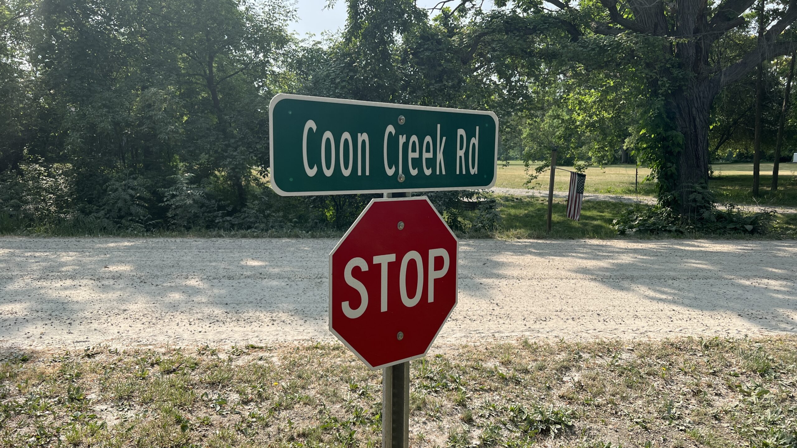 Macomb Orchard Trail - Coon Creek Rd crossing